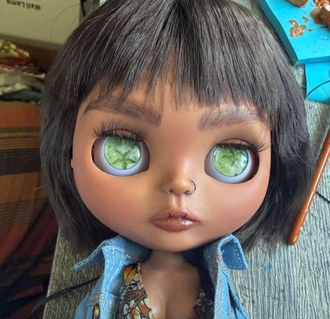 DIGITAL DOWNLOAD Printable Blythe Doll eye chip template, Blythe doll eye chips, custom Blythe doll eye template